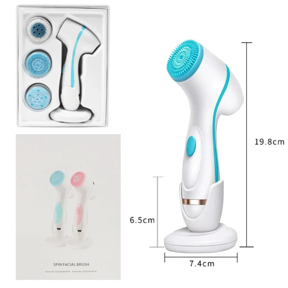 Facial Cleansing Brush Sonic Face Spin Brush