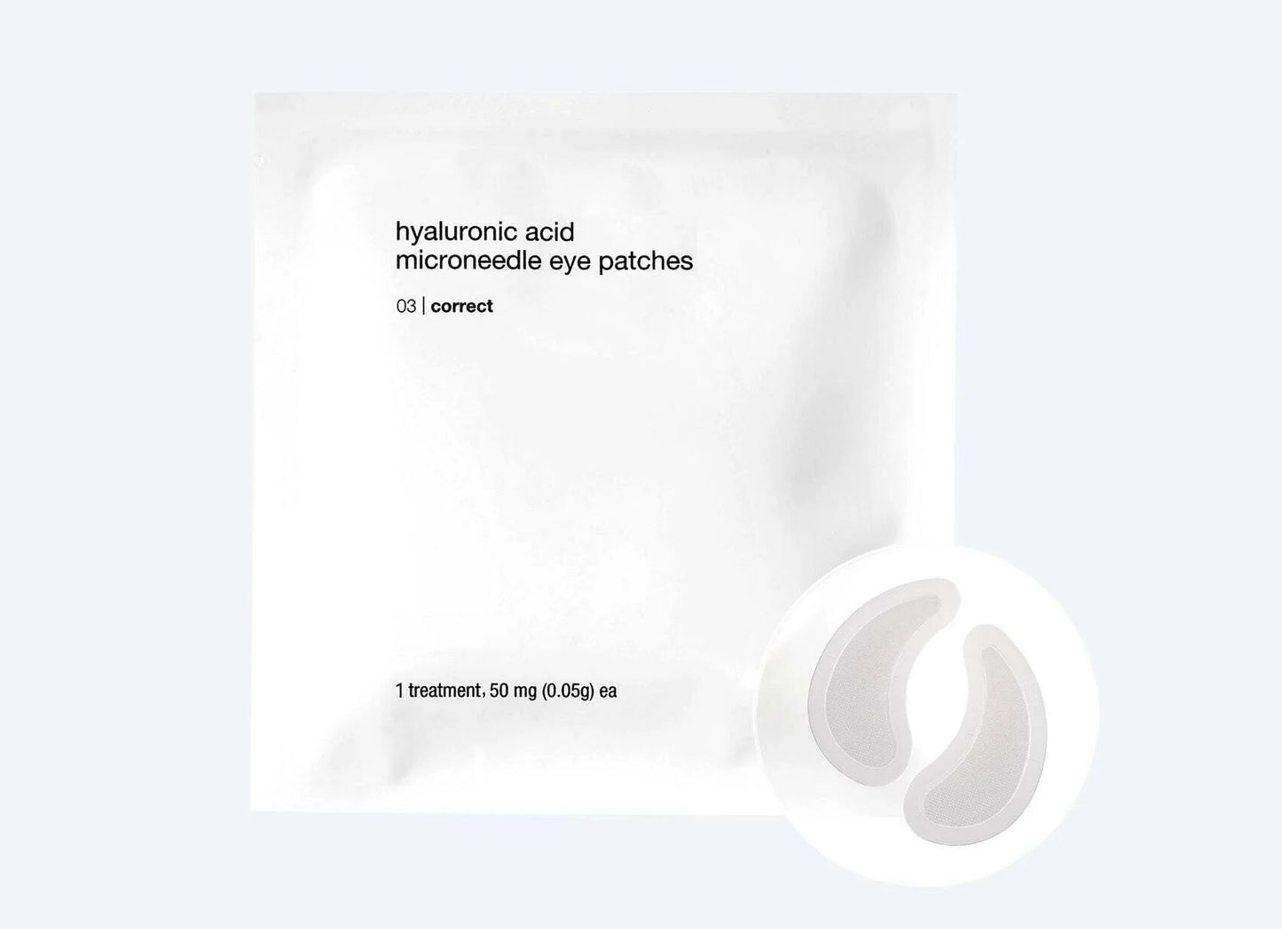 Hyaluronic Acid Microneedle Eye Patches