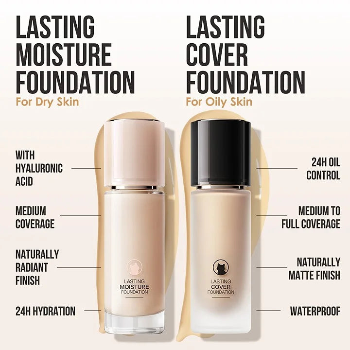 Long-Lasting Moisture Matte Liquid Face Foundation