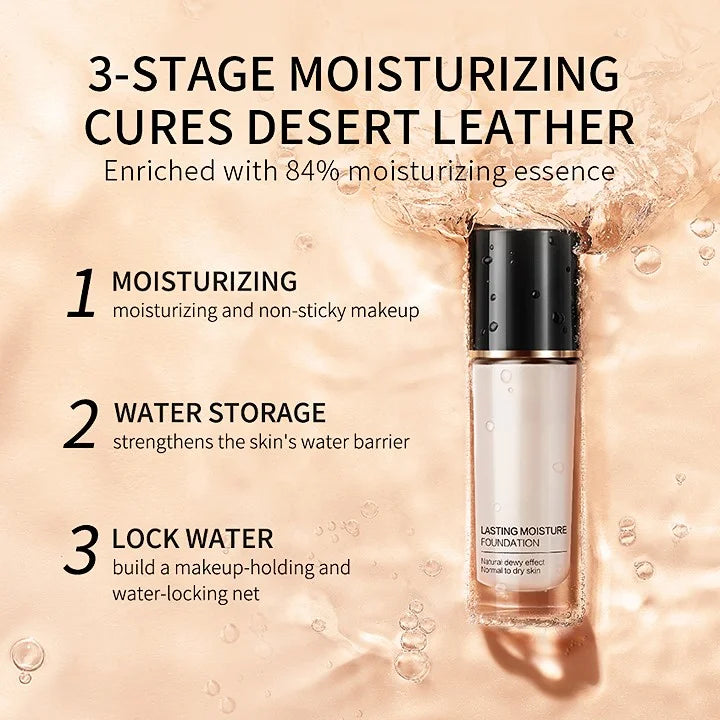 Long-Lasting Moisture Matte Liquid Face Foundation